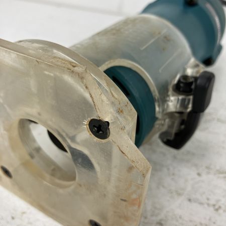 ЗЗ MAKITA マキタ 100v トリマ ガイド付 ※ベース割れ有 3707F ブルー