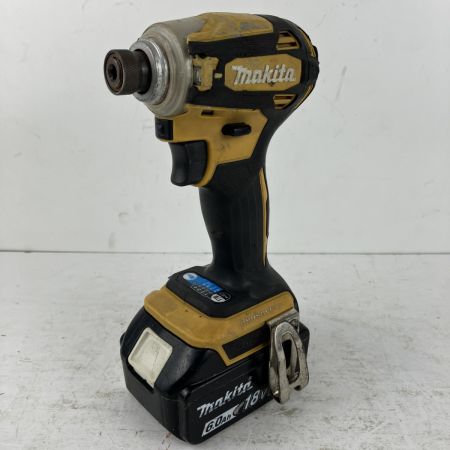 MAKITA マキタ 18v 充電式インパクトドライバ バッテリーx1付 ※充電器無し TD172D イエロー