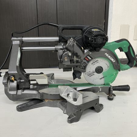 ЗЗ HiKOKI ハイコーキ 100v 165mm スライド丸のこ C6RSHD ブラック×グリーン