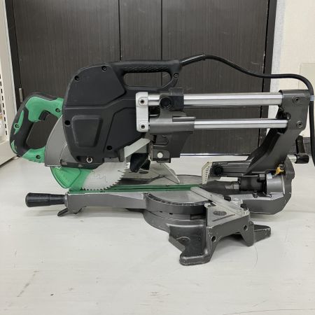 ЗЗ HiKOKI ハイコーキ 100v 165mm スライド丸のこ C6RSHD ブラック×グリーン