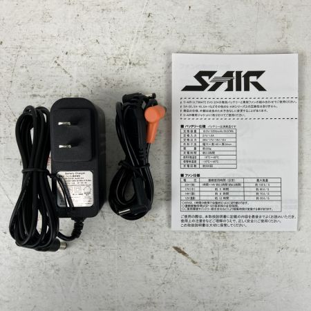 ЗЗ シンメン株式会社 20v 3350mAh ファンバッテリー付フルセット S-AIR SA-125 RE7 06BK ブラック