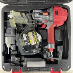 ЗЗ MAX マックス 90mm 高圧 エア釘打ち機 ケース付 HN-90N3 レッド×ブラック Cランク