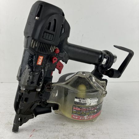 ЗЗ MAX マックス 65mm 高圧 エア釘打ち機 ケース付 HN-65N2(D) ブラック