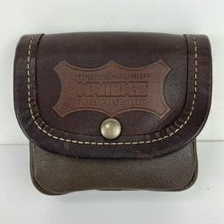 ЗЗ KNICKS ニックス ヌメ革小物ポーチ 本体のみ KNS-100BOX こげ茶 Sランク