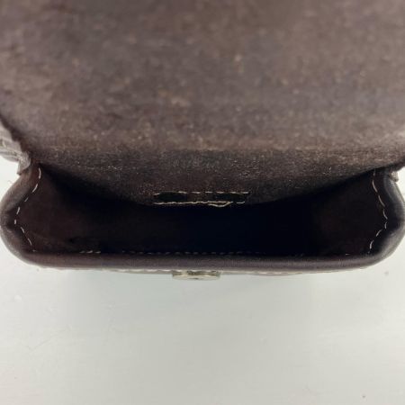 ЗЗ KNICKS ニックス ヌメ革小物ポーチ 本体のみ KNS-100BOX こげ茶