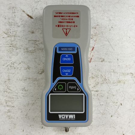 ЗЗ IMADA デジタルフォースゲージ ケース・取説・検査成績表付 DSV-500N ホワイト