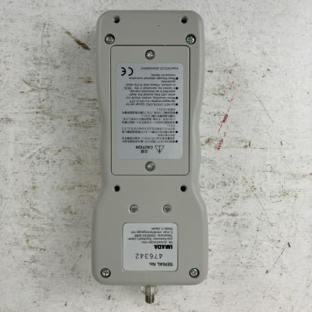 ЗЗ IMADA デジタルフォースゲージ ケース・取説・検査成績表付 DSV-500N ホワイト