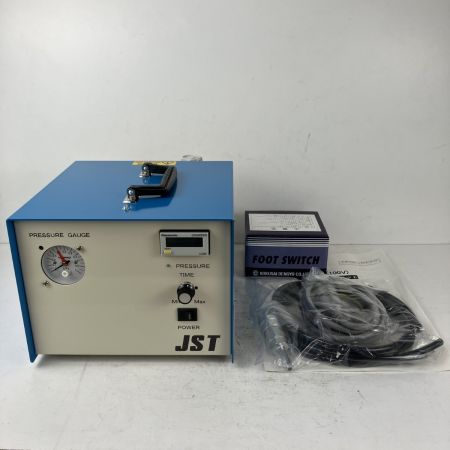 ЗЗ JST 100v 空気圧式圧着工具 コントロールユニット フットスイッチ付 D-4(100V) ブルー