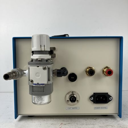 ЗЗ JST 100v 空気圧式圧着工具 コントロールユニット フットスイッチ付 D-4(100V) ブルー