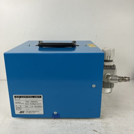 ЗЗ JST 100v 空気圧式圧着工具 コントロールユニット フットスイッチ付 D-4(100V) ブルー