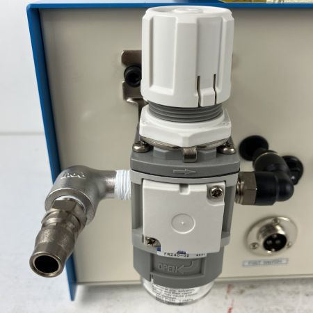 ЗЗ JST 100v 空気圧式圧着工具 コントロールユニット フットスイッチ付 D-4(100V) ブルー