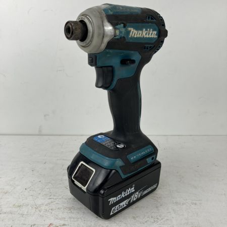 ЗЗ MAKITA マキタ 18v 充電式インパクトドライバ バッテリーx2 充電器 ケース付 TD171D ブルー
