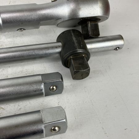 ЗЗ FLAG 差込角19mm ソケットレンチセット ケース付 F-615M シルバー