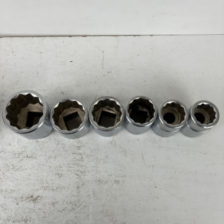 ЗЗ FLAG 差込角19mm ソケットレンチセット ケース付 F-615M シルバー