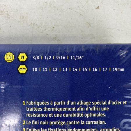 ЗЗ Blue Point 差込角9.5mm 3/8inc ソケットセット 213TFSYA ブラック