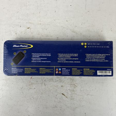 ЗЗ Blue Point 差込角9.5mm 3/8inc ソケットセット 213TFSYA ブラック