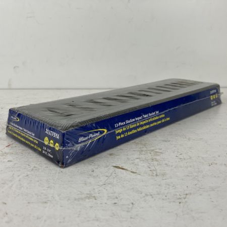 ЗЗ Blue Point 差込角9.5mm 3/8inc ソケットセット 213TFSYA ブラック