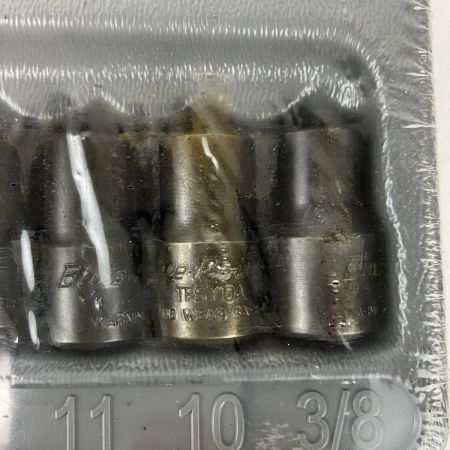 ЗЗ Blue Point 差込角9.5mm 3/8inc ソケットセット 213TFSYA ブラック