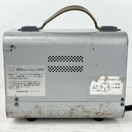 ЗЗ NICHIDO 200v 変圧器 降圧器 降圧専用トランス 本体のみ RTB-100D グレー