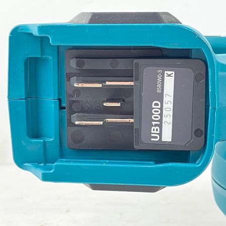 ЗЗ MAKITA マキタ 10.8v 充電式ブロワ ノズル付 ※充電器・バッテリーなし UB100D ブルー