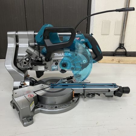 ЗЗ MAKITA マキタ 40v 190mm 充電式スライド丸のこ ダストバッグ 鮫肌チップソー 取説付 LS008GZ ブルー