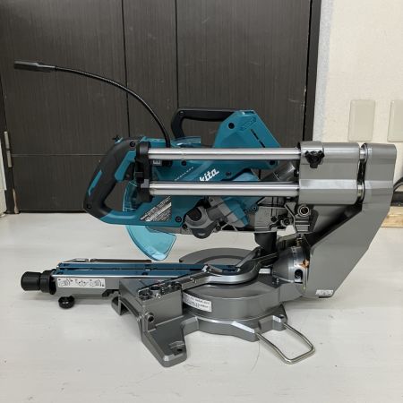 ЗЗ MAKITA マキタ 40v 190mm 充電式スライド丸のこ ダストバッグ 鮫肌チップソー 取説付 LS008GZ ブルー