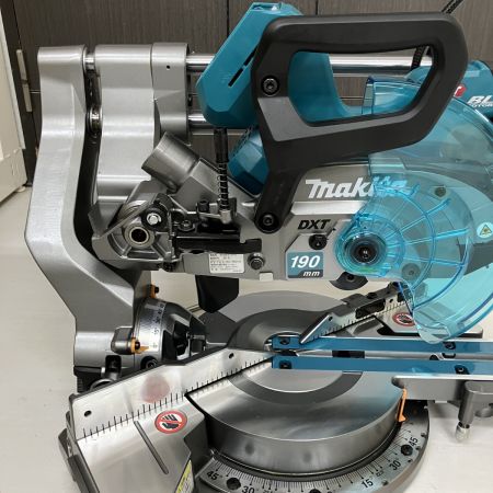 ЗЗ MAKITA マキタ 40v 190mm 充電式スライド丸のこ ダストバッグ 鮫肌チップソー 取説付 LS008GZ ブルー