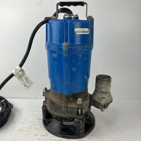 ЗЗ TSURUMI PUMP ツルミポンプ 100v 0.55kw 口径50mm 水中ポンプ ホース付 HSD2.55S ブルー