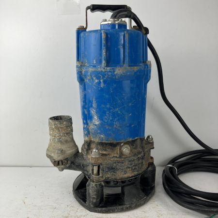 ЗЗ TSURUMI PUMP ツルミポンプ 100v 0.55kw 口径50mm 水中ポンプ ホース付 HSD2.55S ブルー