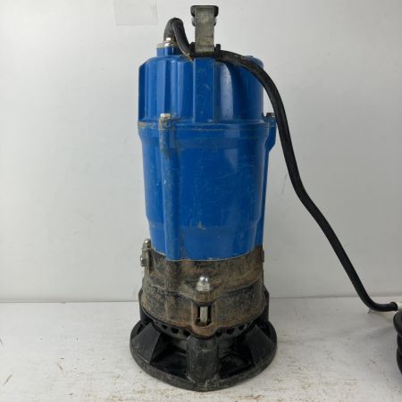 ЗЗ TSURUMI PUMP ツルミポンプ 100v 0.55kw 口径50mm 水中ポンプ ホース付 HSD2.55S ブルー