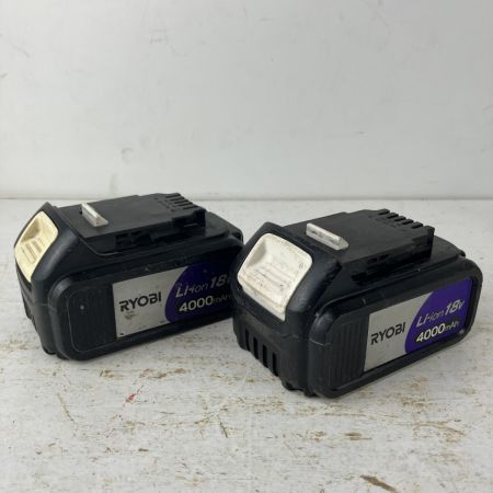 ЗЗ RYOBI リョービ 18v インパクトドライバ バッテリーx2 充電器 ケース付 BID-180 グリーン