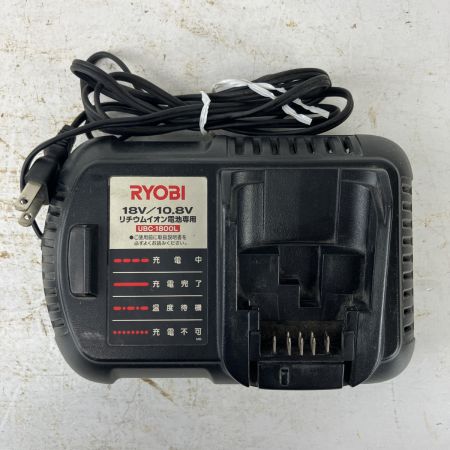 ЗЗ RYOBI リョービ 18v インパクトドライバ バッテリーx2 充電器 ケース付 BID-180 グリーン