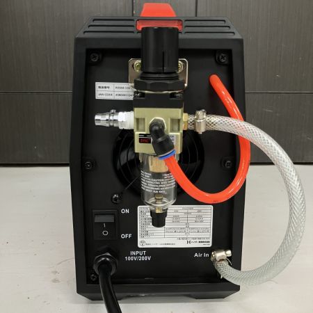 ЗЗ YOTUKA 100v/200v エアプラズマカッター ガン クリップ エアホース プラグ付 YS-CUT50DP レッド