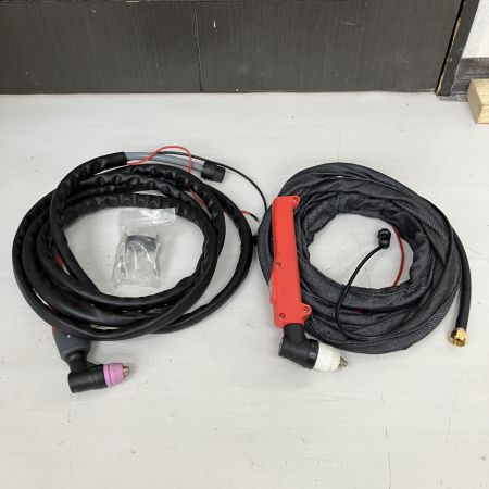 ЗЗ YOTUKA 100v/200v エアプラズマカッター ガン クリップ エアホース プラグ付 YS-CUT50DP レッド