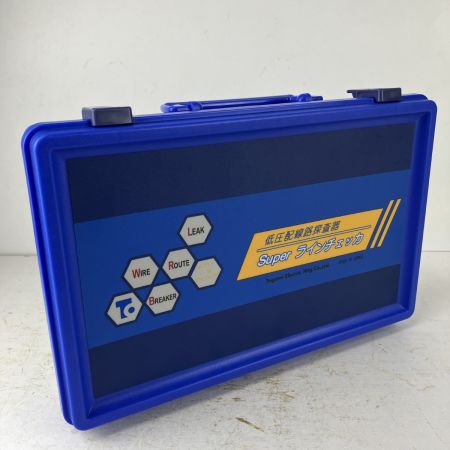 ЗЗ 戸上電機 Super ラインチェッカ 低圧配線路探査器 ケース付 TLC-C-R イエロー