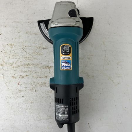 ЗЗ MAKITA マキタ 100v 125mm ディスクグラインダー ハンドル レンチ付 9535B ブルー