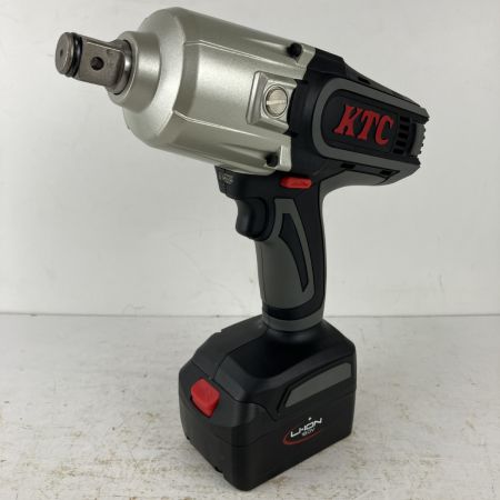 ЗЗ KTC ケーティーシー 18v 19mm コードレスインパクトレンチ バッテリーx2 充電器 ケース付 JAE681 ブラック
