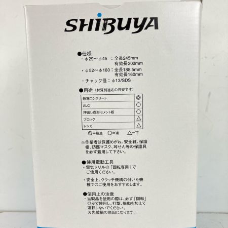 ЗЗ SHIBUYA シブヤ 120mm ドライビット SDSシャンク入り  かん太君2-120 スカイブルー