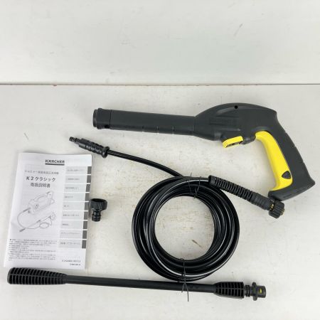 ЗЗ KARCHER ケルヒャー 100v 高圧洗浄機 ガン ホース ノズル付 K2classic 1.600-970.0 イエロー