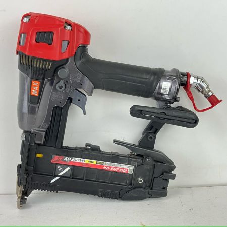 ЗЗ MAX マックス 50mm 高圧 エアタッカ 本体のみ HA-50F3(D) ブラック×レッド