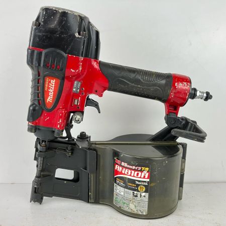 ЗЗ MAKITA マキタ 85mm 高圧 エア釘打ち機 ケース付 AN810H レッド