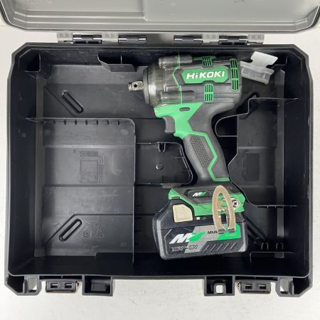 ЗЗ HiKOKI ハイコーキ 36v 12.7mm インパクトレンチ バッテリーx1 ケース付※充電器無し WR36DH グリーン