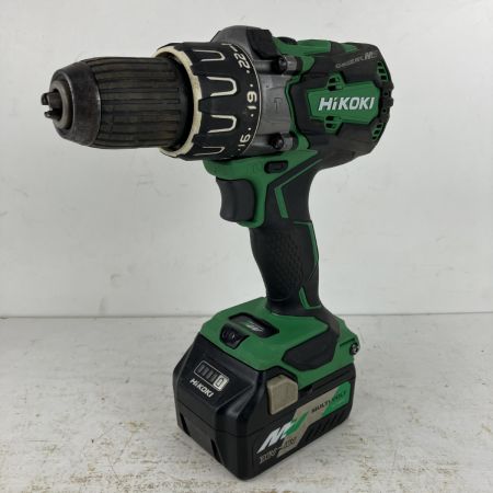 ЗЗ HiKOKI ハイコーキ 36v 13mm 振動ドライバドリル バッテリーx1 ハンドル ケース付 DV36DA グリーン