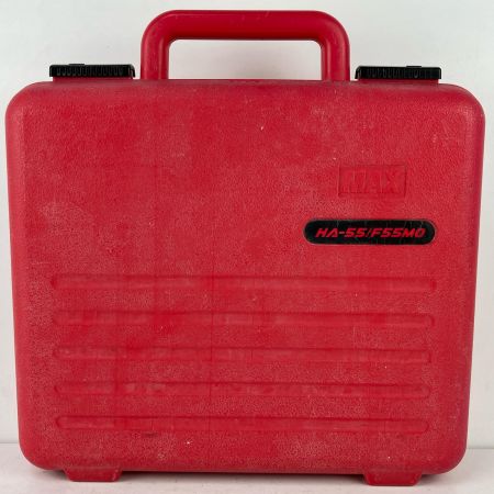 ЗЗ MAX マックス 55mm 高圧 フィニッシュネイラ ケース付 HA-55/F55MO レッド