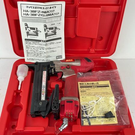 ЗЗ MAX マックス 38mm 高圧 エアタッカ ケース付 HA-38F2(D)/4MA レッド