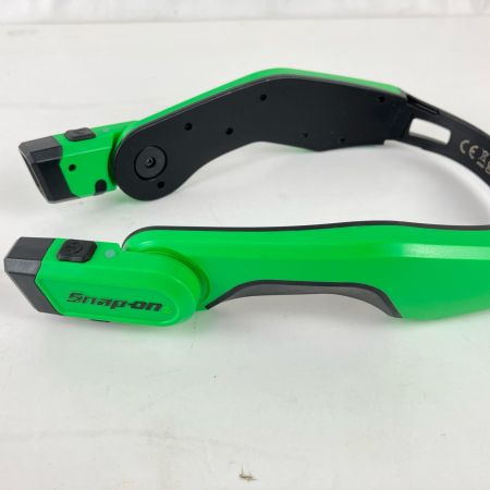ЗЗ Snap-on スナップオン 450ルーメン ヘッドライト USBケーブル付 ECHDF042G 黄緑