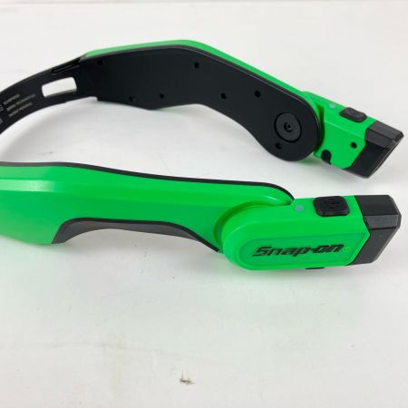 ЗЗ Snap-on スナップオン 450ルーメン ヘッドライト USBケーブル付 ECHDF042G 黄緑