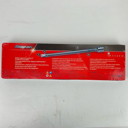ЗЗ Snap-on スナップオン 3/8 エクステンションバー ウォブルプラス 6個+トレー 206AFXWP シルバー