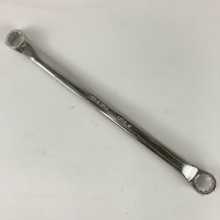 ЗЗ Snap-on スナップオン 13mm/15mm 10°オフセット メガネレンチ 本体のみ XBM1315A シルバー