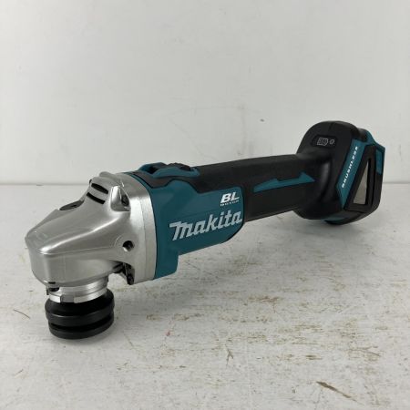 ЗЗ MAKITA マキタ 18v 125mm 充電式ディスクグラインダ 取説 外箱付※バッテリー、充電器無し GA504D ブルー